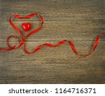 romantic valentines day red... | Shutterstock . vector #1164716371