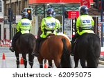 Mounted police unit in united...