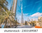 Small photo of 17 January 2023, Dubai, UAE: Dubai skyline is absolutely breathtaking, with the Burj Khalifa towering over all other buildings. It's a sight that is impossible to forget.
