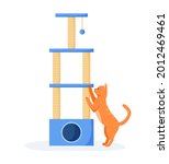 Cat Tree Or House With...