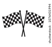 racing flag vector icon | Shutterstock .eps vector #1076431994