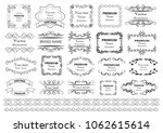 set of vector graphic elements... | Shutterstock .eps vector #1062615614