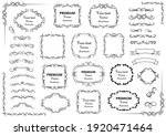 calligraphic design elements .... | Shutterstock .eps vector #1920471464