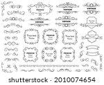 calligraphic design elements .... | Shutterstock .eps vector #2010074654