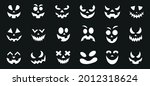scary and funny faces of... | Shutterstock .eps vector #2012318624