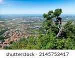 high view from san marino. | Shutterstock . vector #2145753417