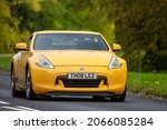 Small photo of Stony Stratford, Bucks, UK October 29th 2021. 2009 Nissan 370 Z