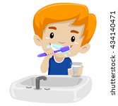 Brush Teeth Boy Free Stock Photo - Public Domain Pictures