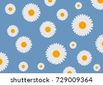 flowers of white daisy on a... | Shutterstock .eps vector #729009364