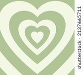 green heart. psychedelic... | Shutterstock .eps vector #2137665711