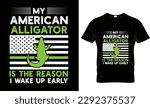 American Alligator T Shirt...