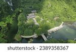 Small photo of Vietnam, Nimh binh, temple aerial view