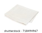 Beige Cloth Isolated