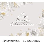 elegant stylish christmas... | Shutterstock .eps vector #1242339037