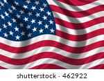 flag of the usa waving in the... | Shutterstock . vector #462922