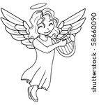 angel | Shutterstock .eps vector #58660090