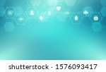 abstract medical background... | Shutterstock . vector #1576093417