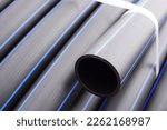 Small photo of fresh water pipes. hdpe fresh water pipe hdpe plastic pipe. long-lasting plastic tubing. healthy pipe. properly packed plastic tubing.