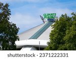 Small photo of Seattle, WA, USA - October 1 , 2023: The Climate Pledge Arena in the Seattle Center. The Climate Pledge Arena is an indoor arena and event venue located in the Seattle Center.