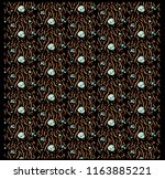 pattern field of forgotten... | Shutterstock . vector #1163885221