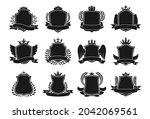 coat of arms heraldic emblem... | Shutterstock .eps vector #2042069561