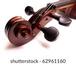                                violin head stock and tuning pegs