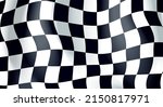 waving racing or finish flag... | Shutterstock .eps vector #2150817971