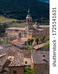 Small photo of San Millan de Yuso Medieval Monastery located in San Millan de la Cogolla village of La Rioja Autonomous Community of Spain in Europe, Unesco World Heritage Site