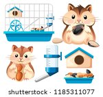 Hamster Icon Collection. Cute...