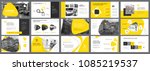 yellow and black logistics or... | Shutterstock .eps vector #1085219537