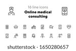 online medical consulting line... | Shutterstock .eps vector #1650280657