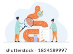 tiny medical doctors examining... | Shutterstock .eps vector #1824589997