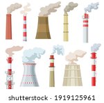 Colorful Industrial Chimneys...