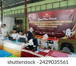 Small photo of Karanganyar, Indonesia, 20 February 2024. Recapitulation of the results of the general election for president and deputy as well as members of the 2024 Legislature at the PPK level in Karanganyar Dist