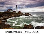 Portland Head Lighthouse Sits...