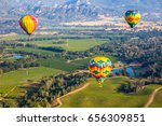About to fly - Hot Air Balloon Trip in Napa Valley, California USA