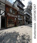 Small photo of 12 September 2023. Srinagar, Kashmir, India. Afternoon view of beautiful shops at Polo view market Srinagar after the G20 summit 2023 | oldest market of Kashmir.