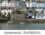 Small photo of Dartmouth England June 2022. Bayard's fort and cove. Tudor built as last line of defence against French invasion. 1522 to 1566.
