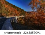 A Foothills Parkway during Autumn