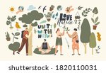 unity with nature  save planet... | Shutterstock .eps vector #1820110031