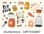 set of icons pets food theme.... | Shutterstock .eps vector #1897526887
