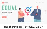 gender balance and equality... | Shutterstock .eps vector #1932172667