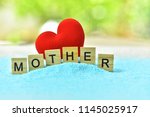 "mother "wooden Letters With...