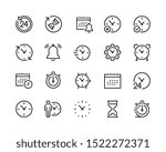 calendar and  lock icons set. ... | Shutterstock .eps vector #1522272371