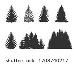 Photo of graphic pine trees | Free christmas images