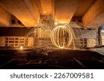 Light Painting With Flaming...