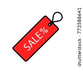 sale sale tag.sign isolated on... | Shutterstock .eps vector #773588641