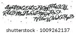 hand drawn typeface set... | Shutterstock .eps vector #1009262137