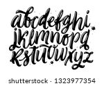 hand lettering and typographic... | Shutterstock .eps vector #1323977354