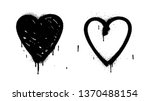 spray paint heart elements... | Shutterstock .eps vector #1370488154